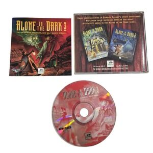 Alone in the Dark 3 PC Game 1994 Vintage Horror Western CD-ROM I-Motion CIB